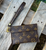 Upcycled LV Becky Car/Key Ring Pouch Wristlet magnetic closures