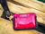 Upcycled LV Original Patent Leather Rare Pink Key Pouch with Wristlet