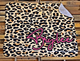 Leopard Pattern Custom Blanket