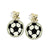 Fancy Soccer Earrings