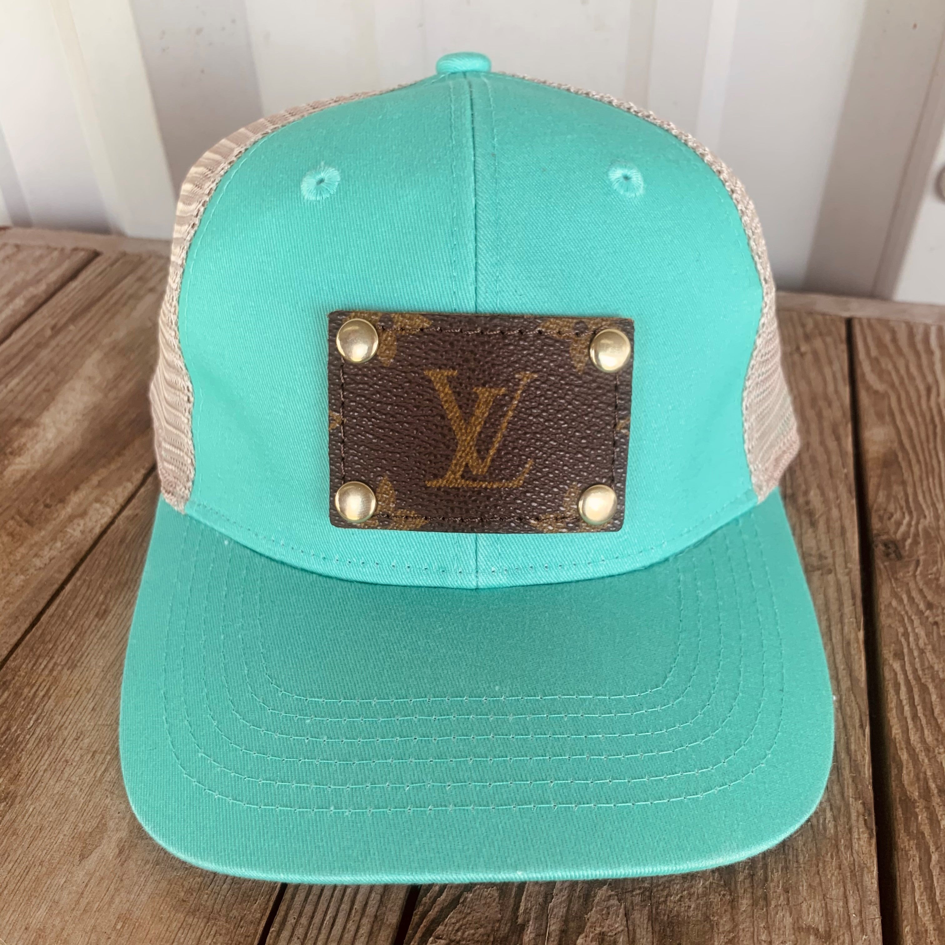 Ponytail Upcycled LV Corduroy Fall/Winter Cap – Anagails