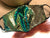Metallic snake color changing adjustable mask