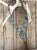 Turquoise concho necklace